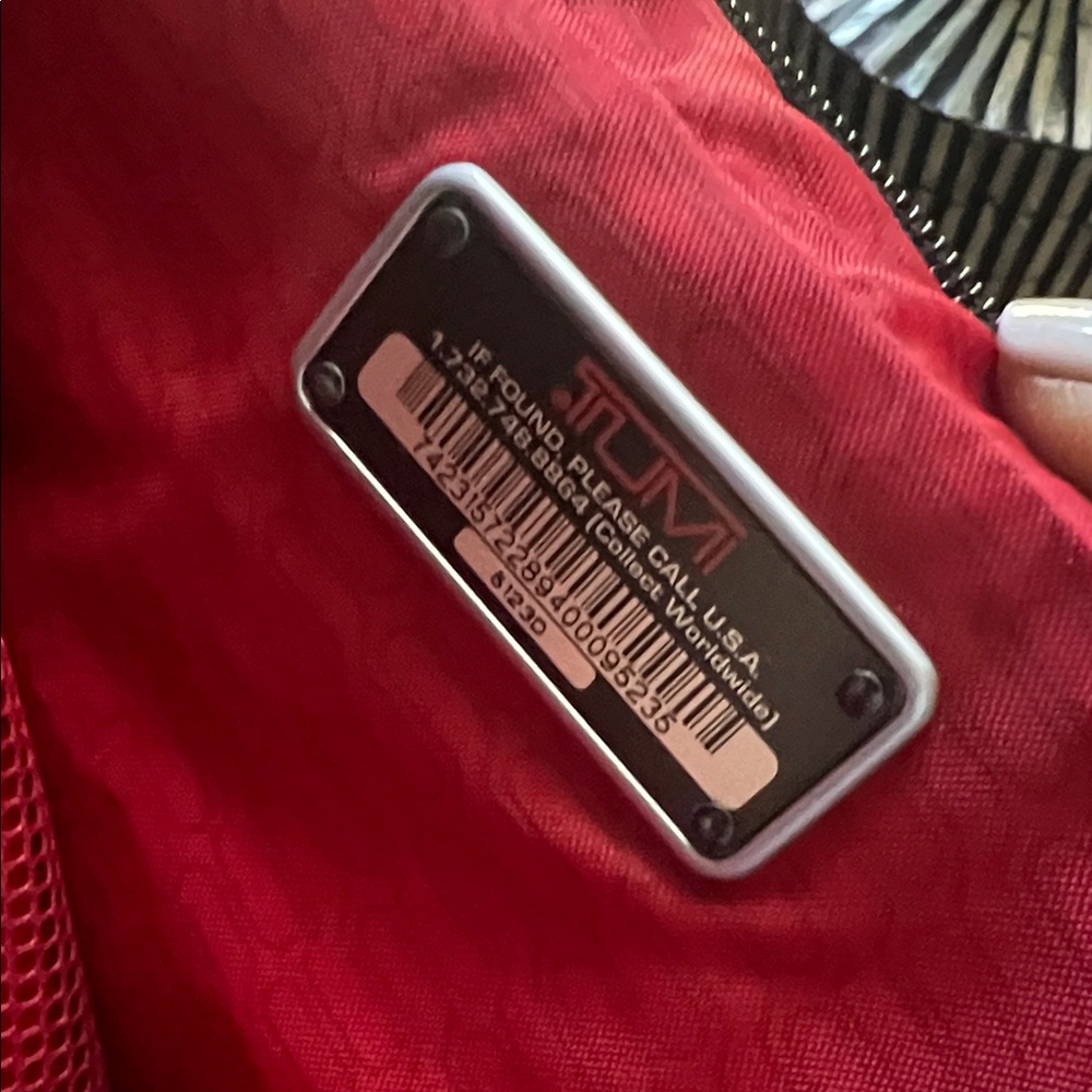 Tumi Black Sling Backpack with Front Pocket - Picture 3 of 11